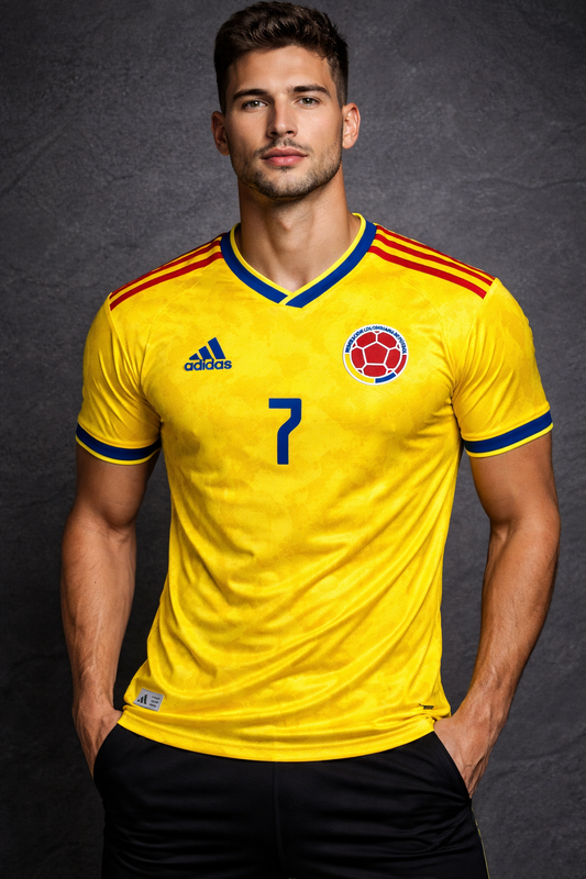 CAMISETA COLOMBIA ADIDAS DORSAL Y CAJA